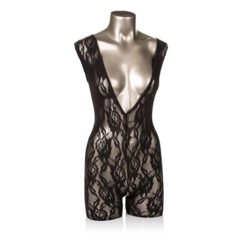 Scandal Lace Body Suit Black O S