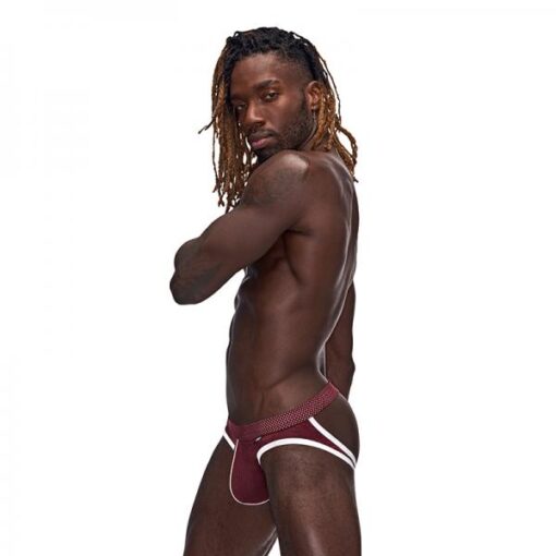 Mp Sport Mesh Sport Jock Burgundy