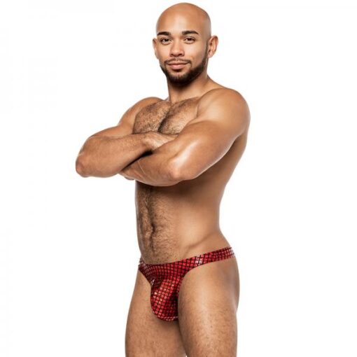 Male Power Disco Desire Bong Thong Black Red