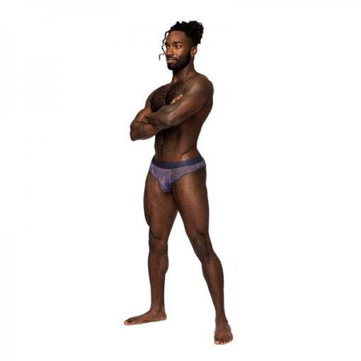 Male Power Sheer Prints Sheer Thong Spatter