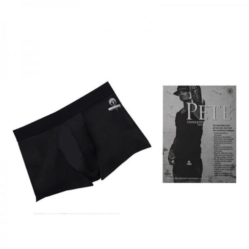 Spareparts Pete Trunks Nylon Packing Underwear Black Size