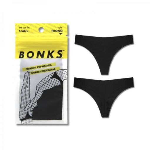 Bonks Black Magic Seamless Thong O S