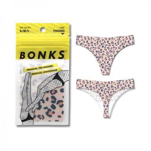 Bonks Cats Out Of The Bag Seamless Thong O S