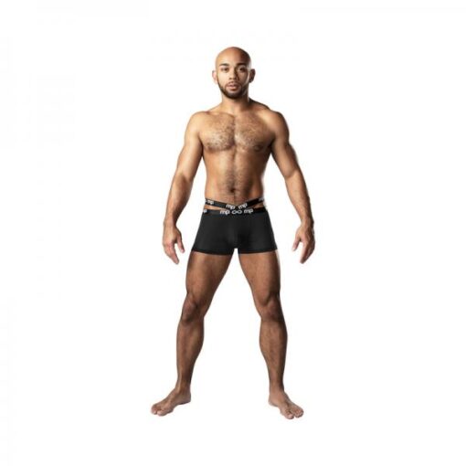 Male Power Infinite Comfort Amplifying Strappy Pouch Short Black