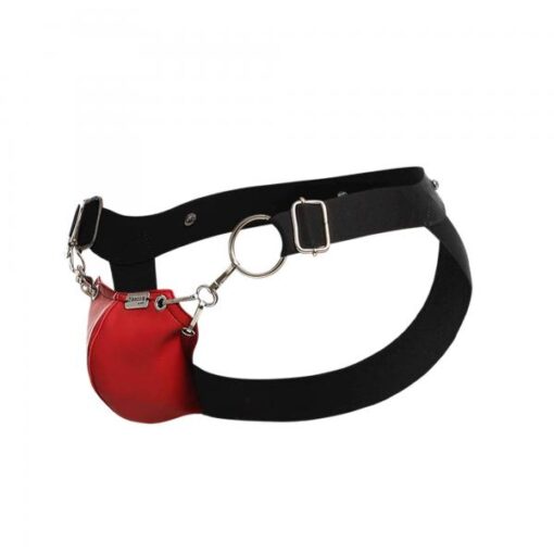 Male Basics Dngeon Snap Jockstrap Red O S Hanging