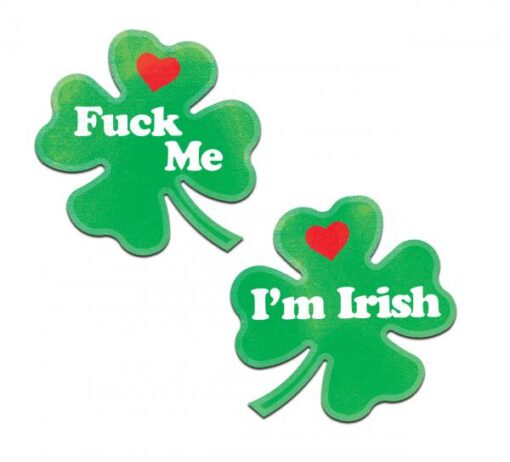 Pastease Clover Fuck Me Im Irish Nipple Pasties